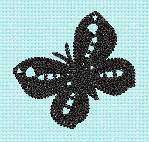 Best Chain Butterfly Embroidery logo.