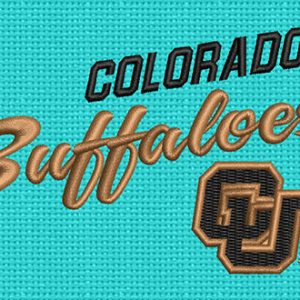 Best Colorado Buffaloes Embroidery logo.
