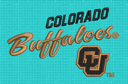 Best Colorado Buffaloes Embroidery logo.