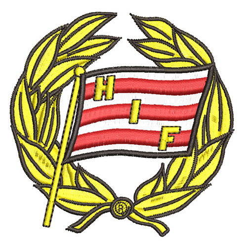 Best HIF Flag Embroidery logo.