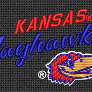 Best Jayhawks Embroidery logo.