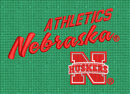 Best Nebraska Huskers Embroidery logo.