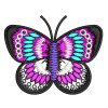 Best Purple Butterfly Embroidery logo.