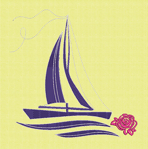 Best Sailboat Embroidery logo.
