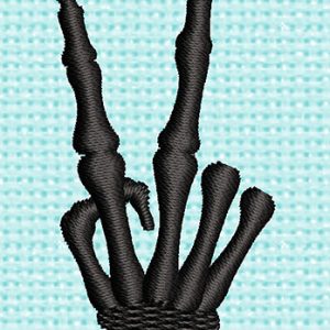 Best Skeleton Hand Embroidery logo.