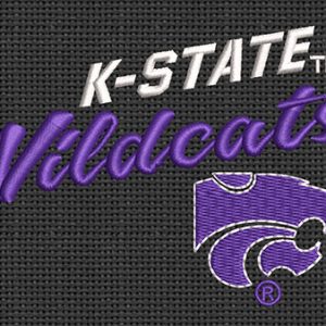 Best State Wildcats Embroidery logo.