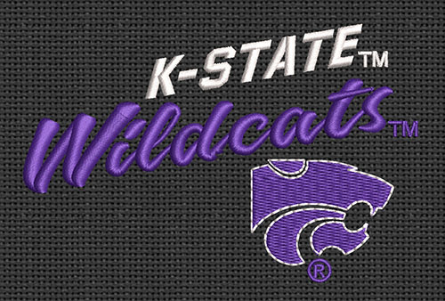 Best State Wildcats Embroidery logo.