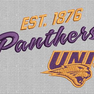 Best UNI Panther Embroidery logo.