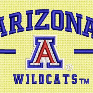 Best Arizona A Wildcats Embroidery logo.
