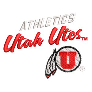 Best Athletics Utah Utes Embroidery logo.