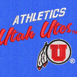 Best Athletics Utah Utes Embroidery logo.