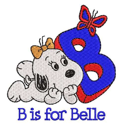 Best B Belle Embroidery logo.