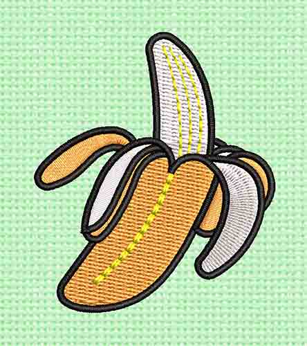 Best Banana Fruit Embroidery logo.