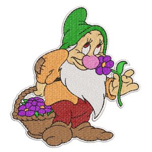 Best Bashful Dwarf Embroidery logo.