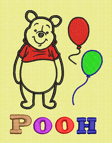 Best Pooh Embroidery logo.