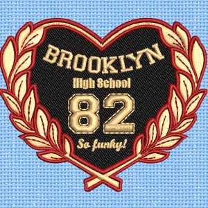 Best Brooklyn Heart Embroidery logo.
