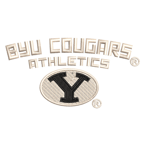 Best Byu Cougars Athletics Embroidery logo.