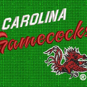 Carolina Gamecocks Embroidery logo.