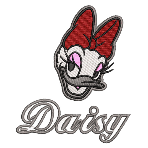 Best Daisy Duck Embroidery logo.