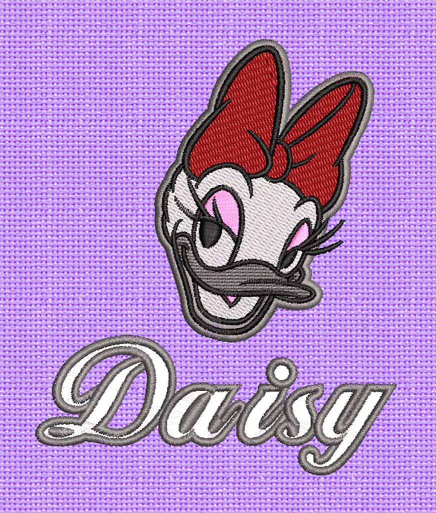 Best Daisy Duck Embroidery logo. Vectoremb