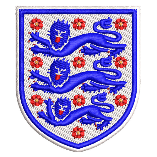 Best England Football Embroidery logo.