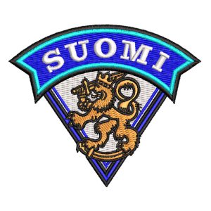 Best Finland Men Ice Hockey Embroidery logo.