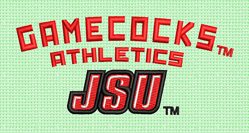 Best Gamecocks Athletics Jsu Embroidery logo.