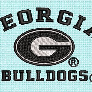 Best Georgia Bulldogs Embroidery logo.