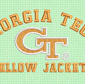 Best Georgia Tech Embroidery logo.