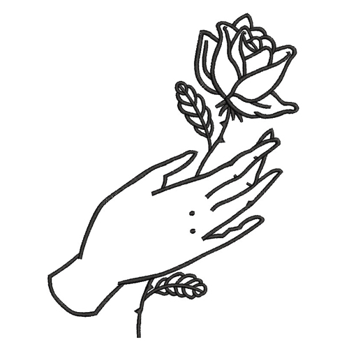 Best Hand Flower Embroidery logo.