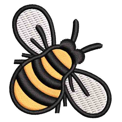 Best Insect Honey Bee Embroidery logo.