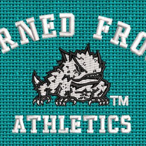 Best Horned Frogs embroidery logo.