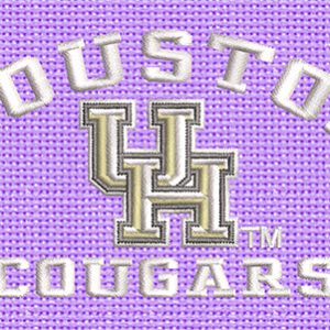 Best Houston Cougars Embroidery logo.