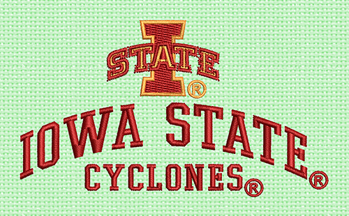 Best Iowa state cyclones Embroidery logo.