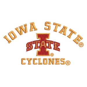 Best Iowa State Embroidery logo.