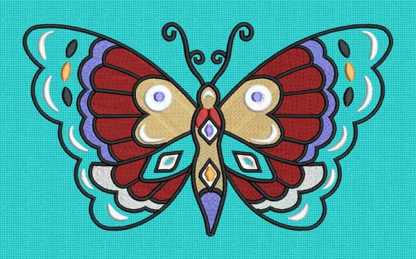 Best Jerry Butterfly Embroidery logo.
