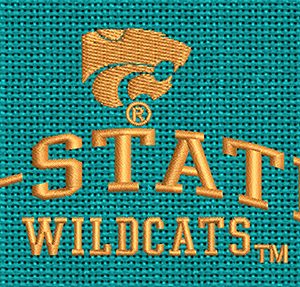 Best K State Wildcats Embroidery logo.