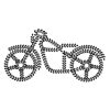 Best Leaf Bike Embroidery logo.