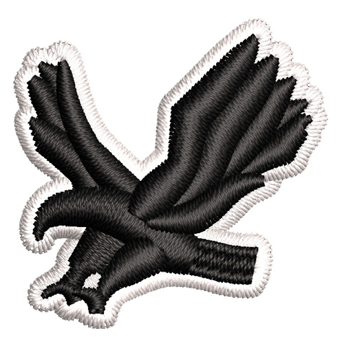 Best Loudmouth Eagle Embroidery logo.