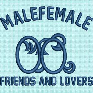 Best Male Female Embroidery logo.