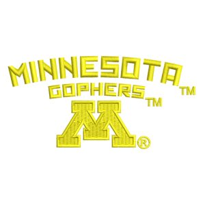 Best Minnesota Gophers Embroidery logo.