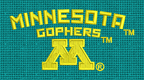 Best Minnesota Gophers Embroidery logo.