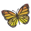 Best Butterfly Monarch Embroidery logo.