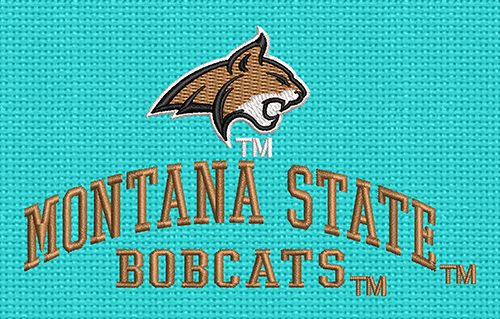 Best Montana State Embroidery logo.