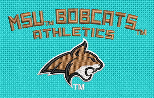 Best Msu Bobcats Athletics Embroidery logo.
