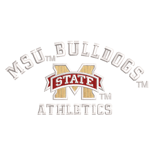 Best Msu Bulldogs Embroidery logo.