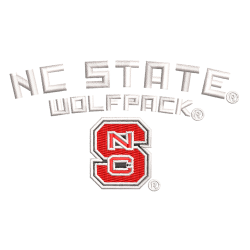 Best State Wolfpack Embroidery logo.