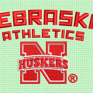 Best Nebraska Athletics Embroidery logo.