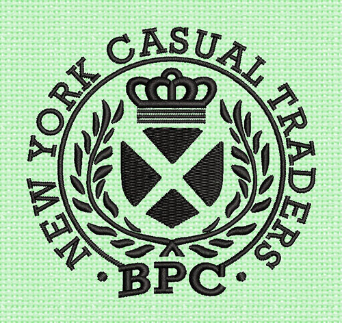 Best New York Casual Embroidery logo.