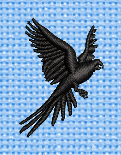 Best Parrot Bird Embroidery logo.